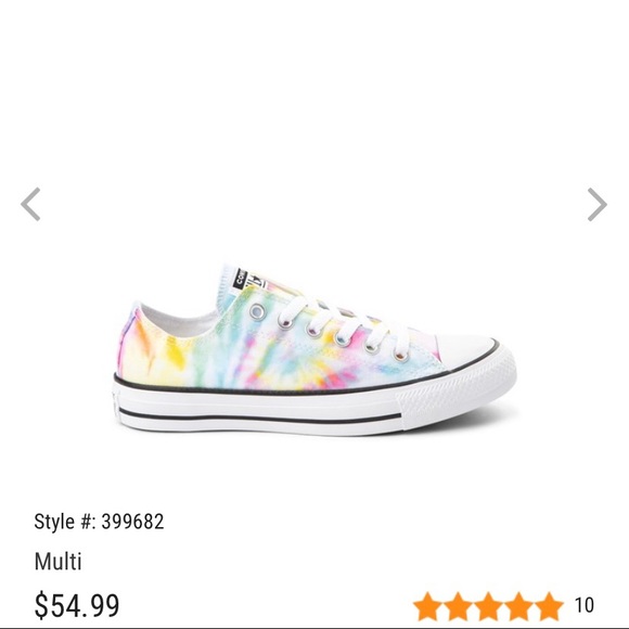 converse chuck taylor all star lo tie dye sneaker